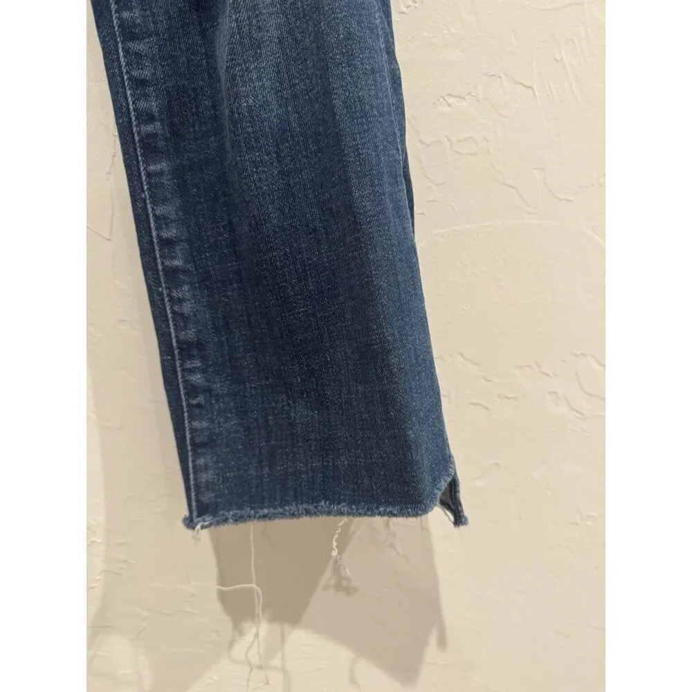 Mother Jeans THE INSIDER CROP STEP FRAY wicked Willflower Size 26